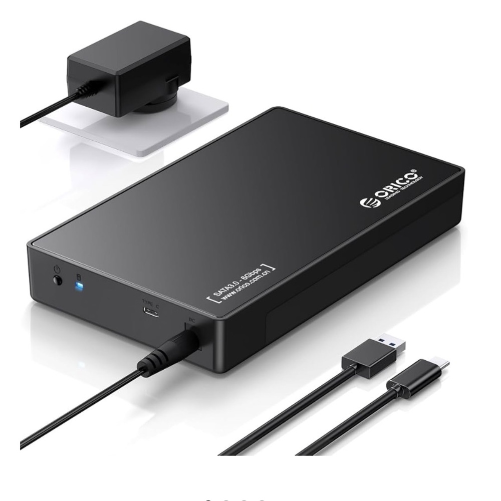 ORICO 3.5” External Hard Drive Enclosure SATA III To USB3.1 Type C NWT